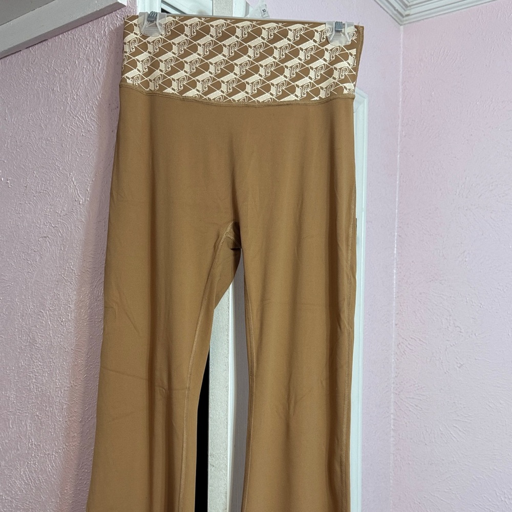 PINK Victoria's Secret Tan Yoga Pants
